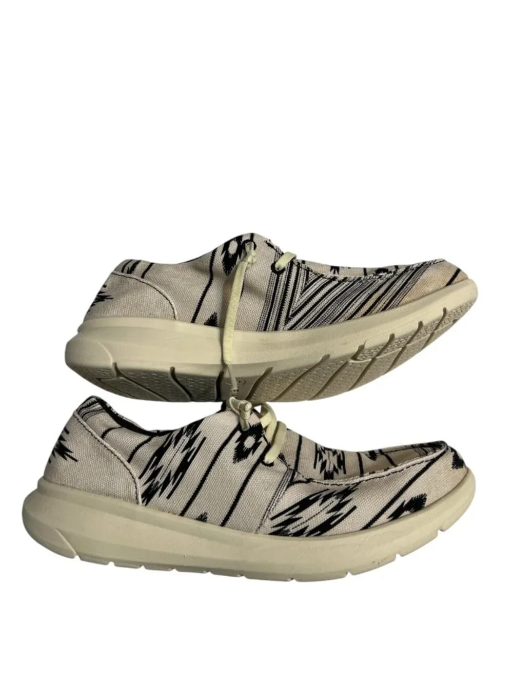 Ariat Women's Cruiser Slip-On Shoes Tan Black Geometric Print Size 10 Casual B